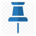 Pin Thumbpin Stationery Icon