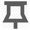 Thumbpin Pin Location Icon