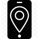 Glyphe Schwarz Symbol