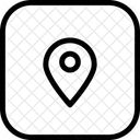 Fijar Localizar Marcador Icono