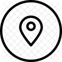 Fijar Localizar Marcador Icono