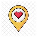 Logo Pin Love Icon