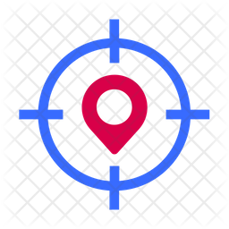 Target Location Icon - Download in Flat Style