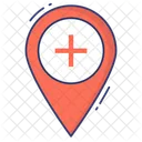 Pin Point Location Travel Icon