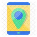 Pin point on smartphone  Icon