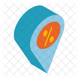 Pin Sales  Icon