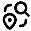 Gps Navigating Finding Location Icon