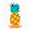 Ananas Comosus Pina Frutas Exoticas Icono