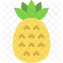 Pina Ananas Tropical Icono