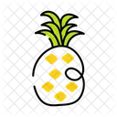 Ananas Pina Frutas Tropicales Icono