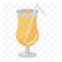 Pina Colada Juice Soft Drink Icon