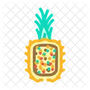 Piña frita  Icono