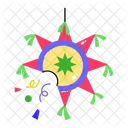 Piñata estrella  Icono