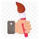 Pincel Acrilico Pincel Artistico Pincel Ícone