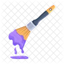 Design Moderno De Icone 2 D De Pincel Ícone