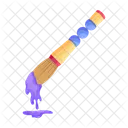 Design Moderno De Icone 2 D De Pincel Ícone