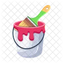 Design Moderno De Icone 2 D De Pincel Ícone