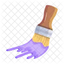 Design Moderno De Icone 2 D De Pincel Ícone