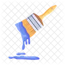 Design Moderno De Icone 2 D De Pincel Ícone