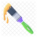Design Moderno De Icone 2 D De Pincel Ícone