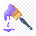 Design Moderno De Icone 2 D De Pincel Ícone