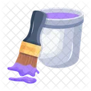Design Moderno De Icone 2 D De Pincel Ícone