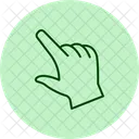 Pinch Gesture Pentaglow Icon