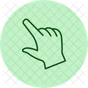 Pinch Gesture Pentaglow Icon