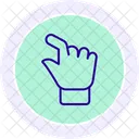 Pinch Out Color Circle Icon Icon