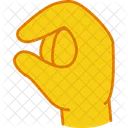 Hand Gesture Pinching Icon