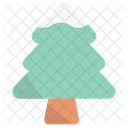 Pine Winter Tree Icon