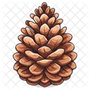 Pine Nature Cone Icon