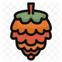 Pine Cone Autumn Nut Icon