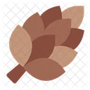 Pine Cone Autumn Nature Icon