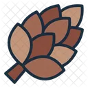 Pine Cone Autumn Nature Icon