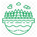 Outdoor Nature Forest Icon