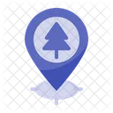 Pine Location  Icon