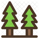 Pine Tree Forest Nature Icon