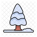 Pine Tree Winter Snow Icon