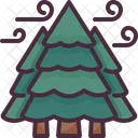 Pine Tree Forest Woodland Icon