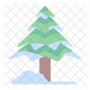 Pine Tree Snow Icon