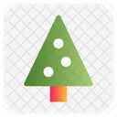 Pine Tree Christmas Decoration Icon