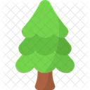 Pine Tree Nature Forest Icon