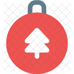 Pine Tree Bauble Ball  Icon