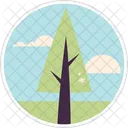 Ilustroflat Tree Stickers Icon