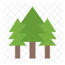 Pine Trees Nature Forest Icon