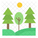 Landscape Vacation Pine Icon