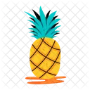 Ananas Comosus Pineapple Exotic Fruit Icon