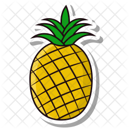 pineapple icon of flat style available in svg png eps ai icon fonts pineapple icon