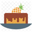 Pineapple Cake Sweet Icon